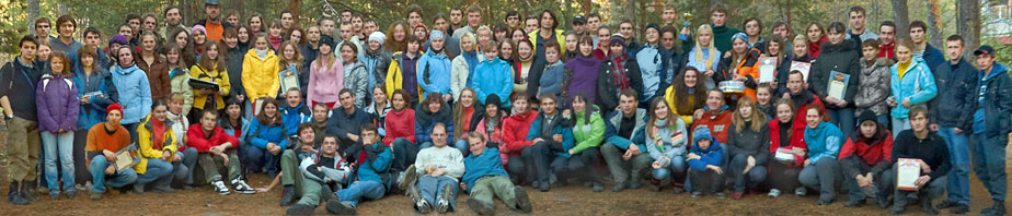 Участники турслета Нижегородского горного клуба "Старички + новички"